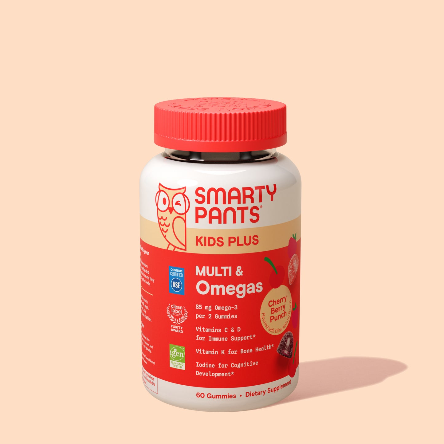 Kids Plus Cherry Berry Punch Multi & Omegas