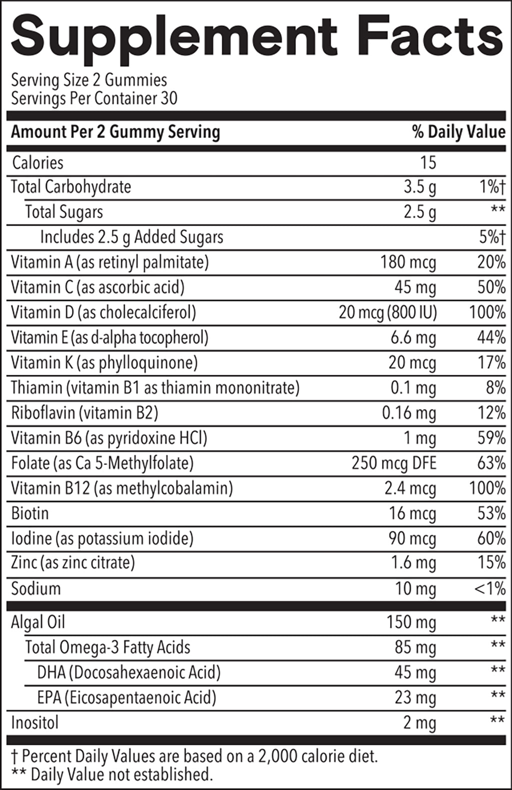 Kids Plus Cherry Berry Punch Multi & Omegas sup-facts