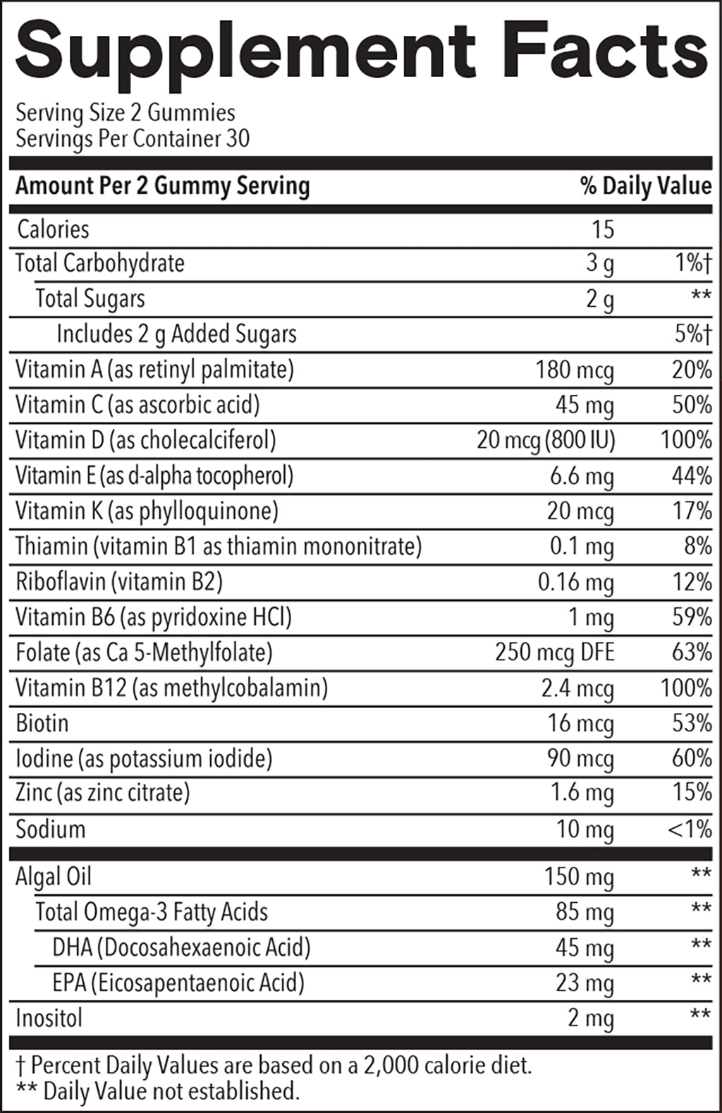 Kids Plus Cherry Berry Punch Multi & Omegas sup-facts