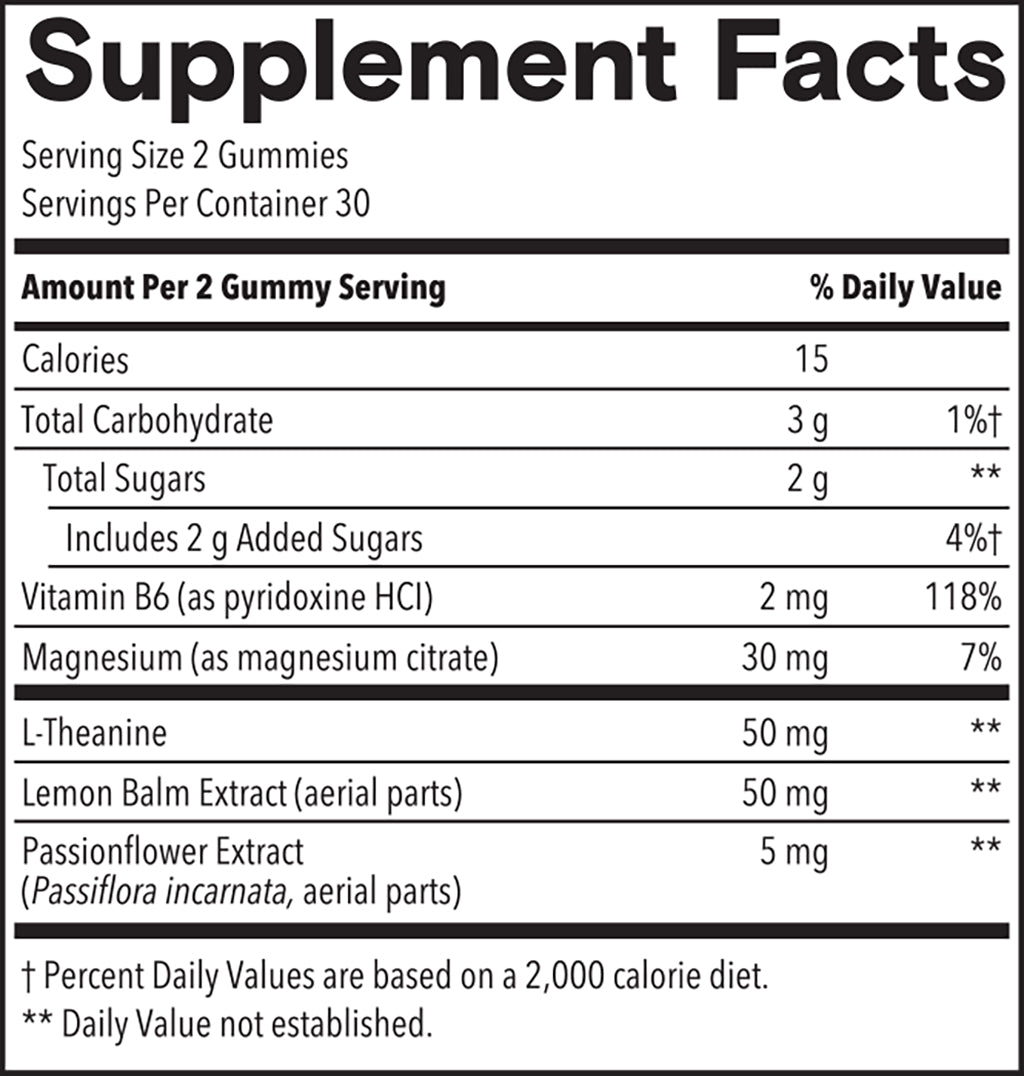 Kids Sleep Zero Melatonin sup-facts