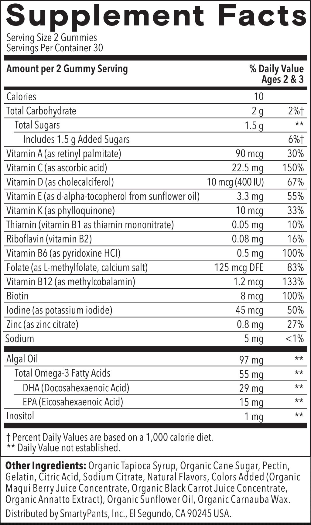 Toddler Plus Multi & Omegas 12700605 sup-facts