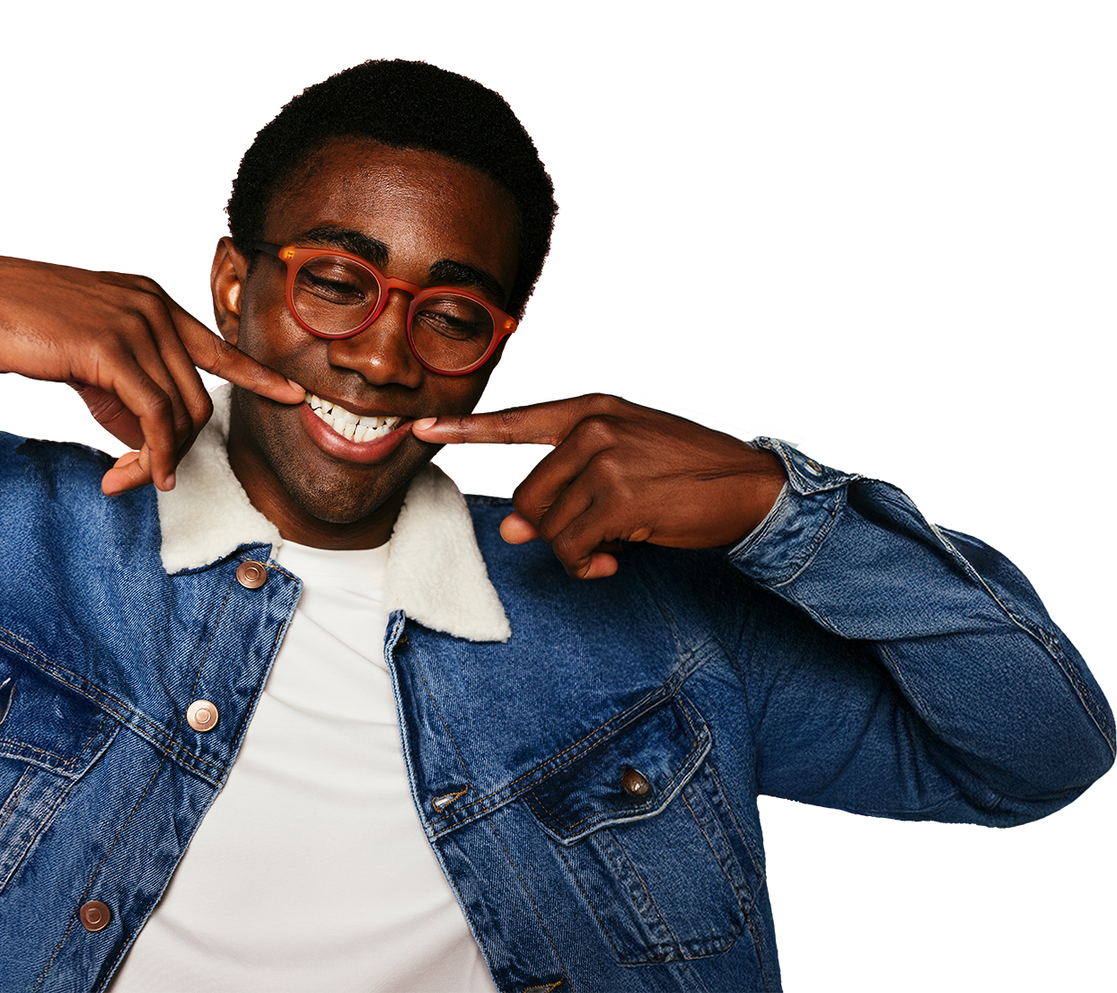 Man smiling