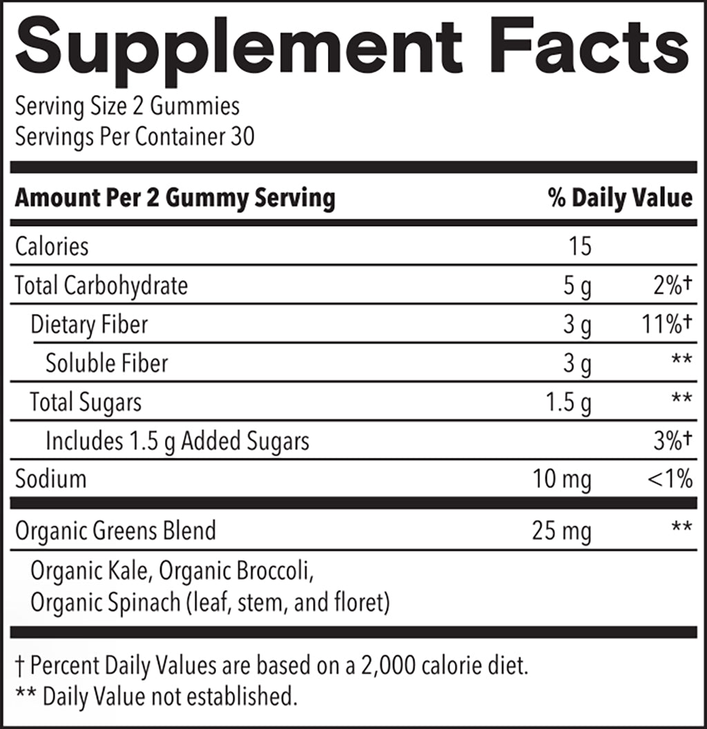 Kids Fiber & Veggies 12100602 sup-facts