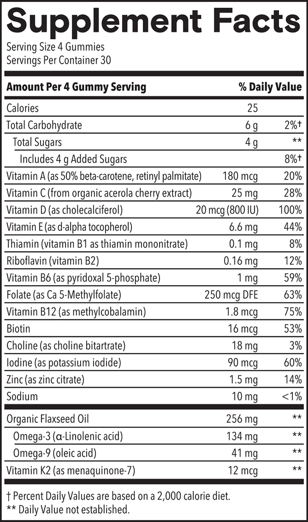 Kids Organic Multi & Omegas 12501203 sup-facts