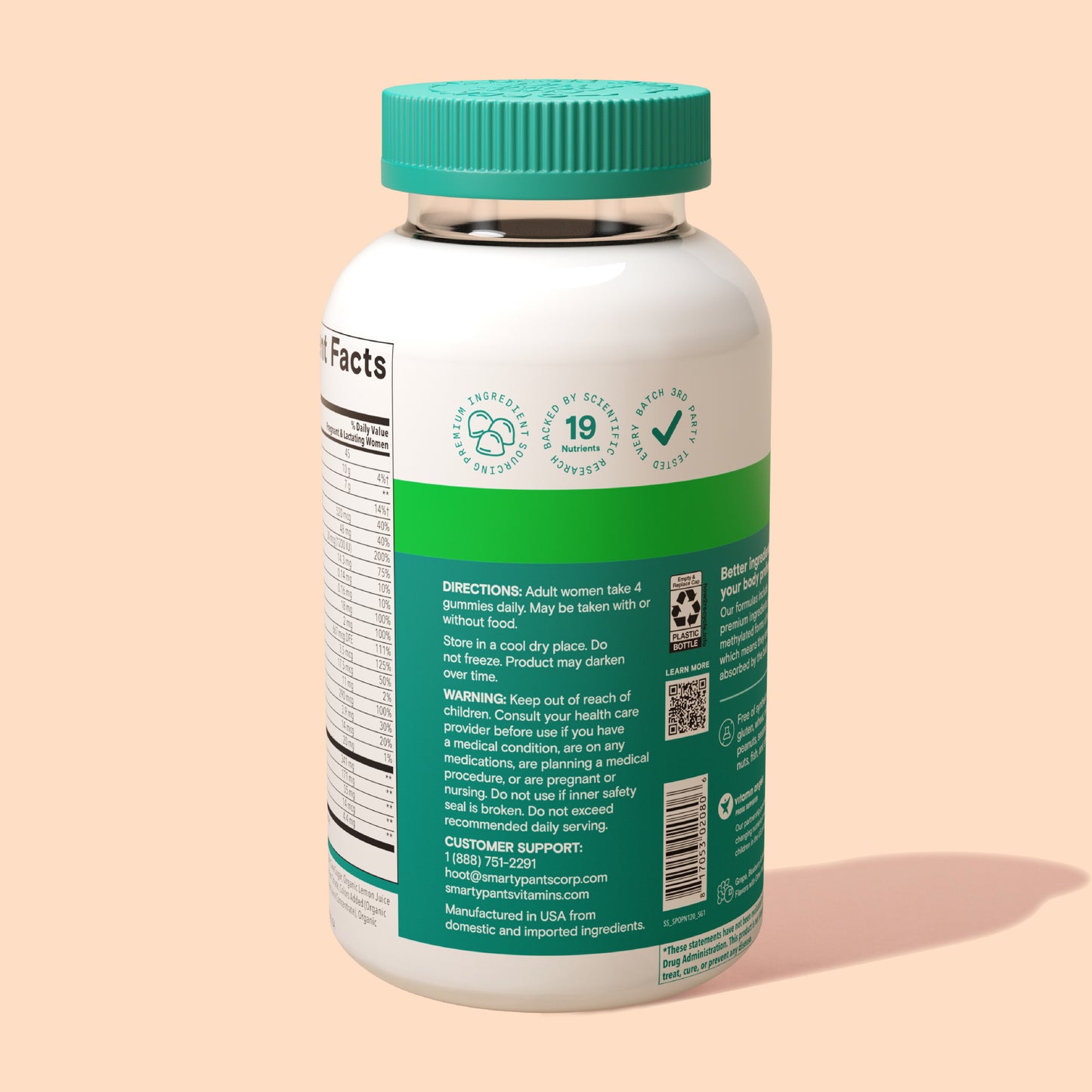 Prenatal Organic Multi & Omegas back