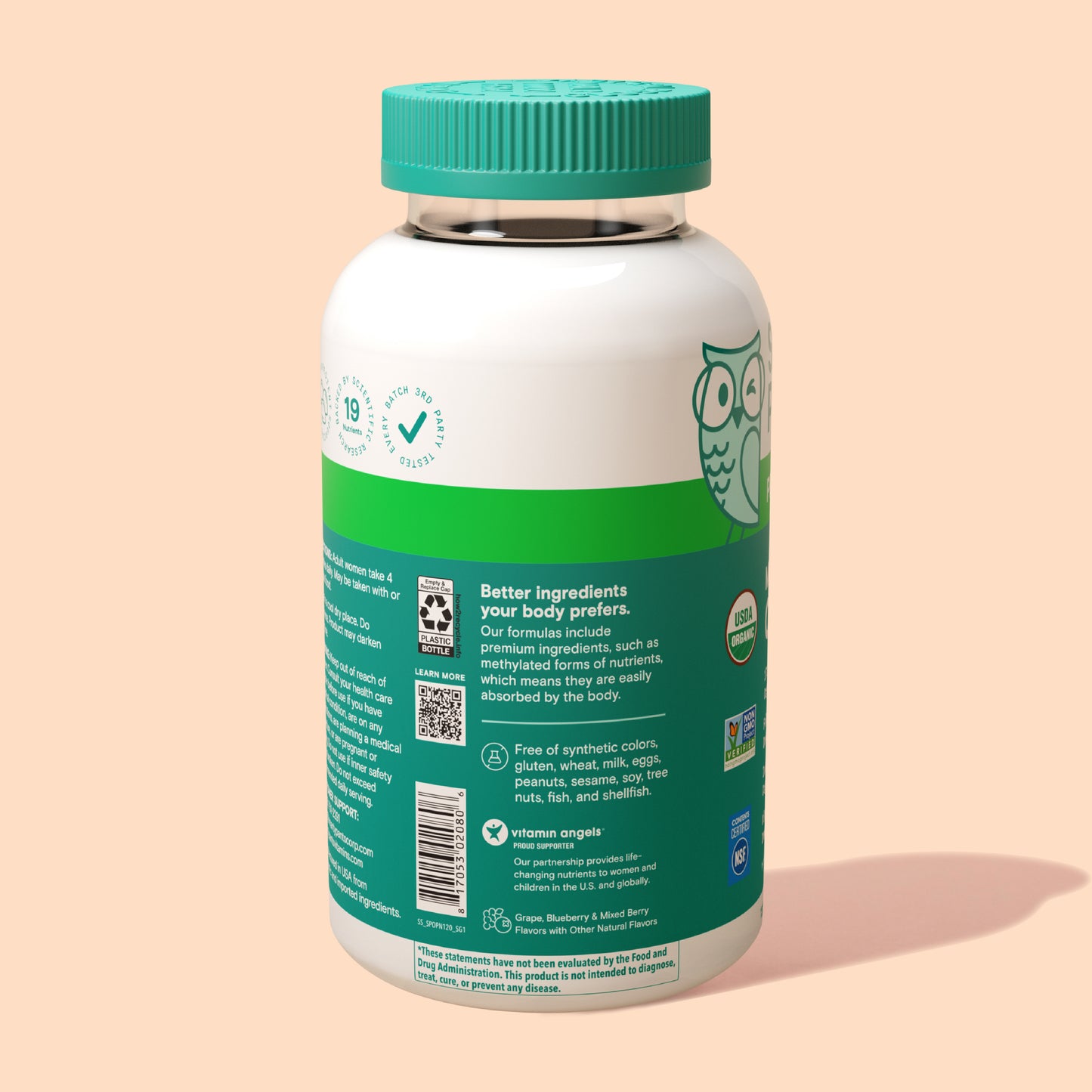 Prenatal Organic Multi & Omegas left