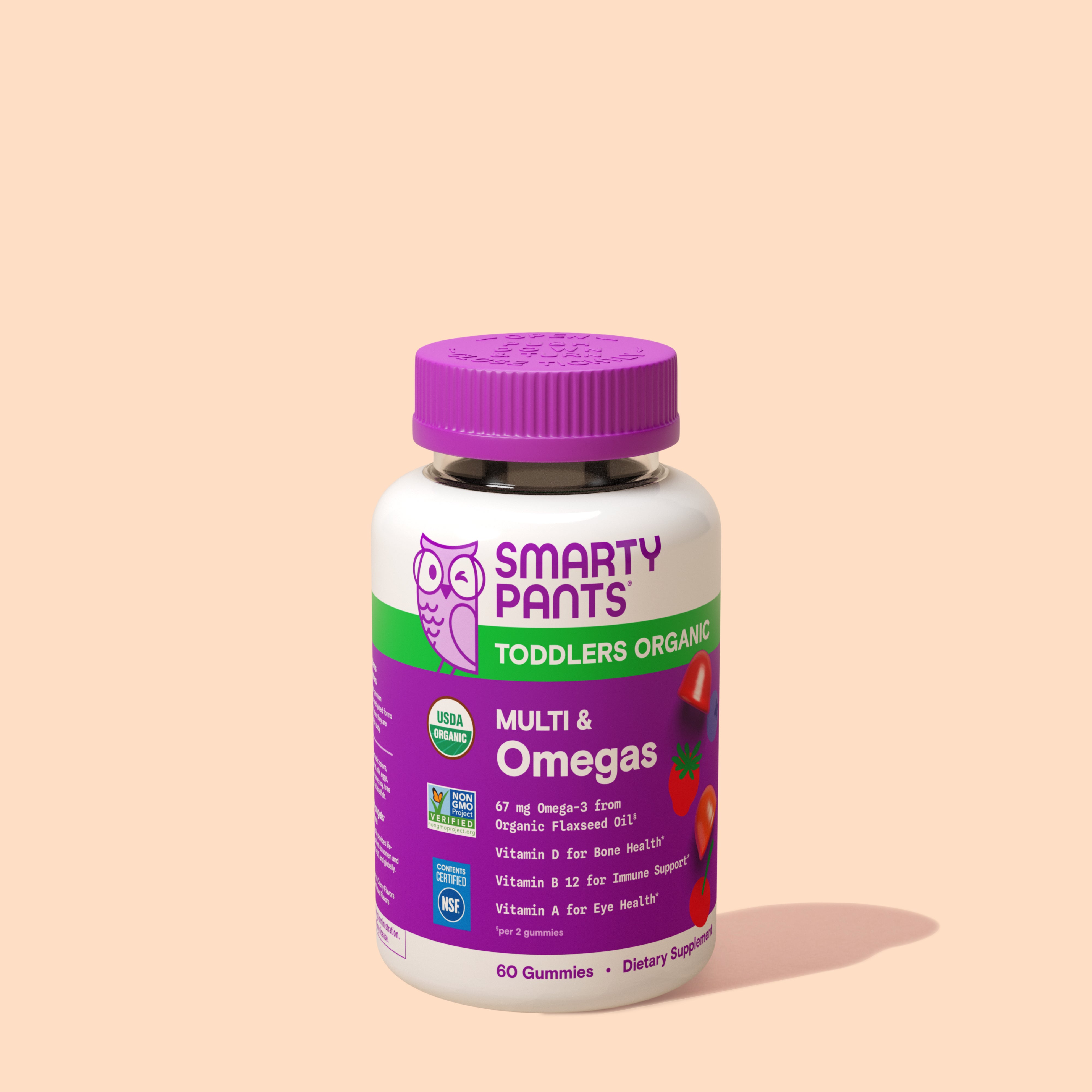 Toddler Organic Multi & Omegas – SmartyPants Vitamins
