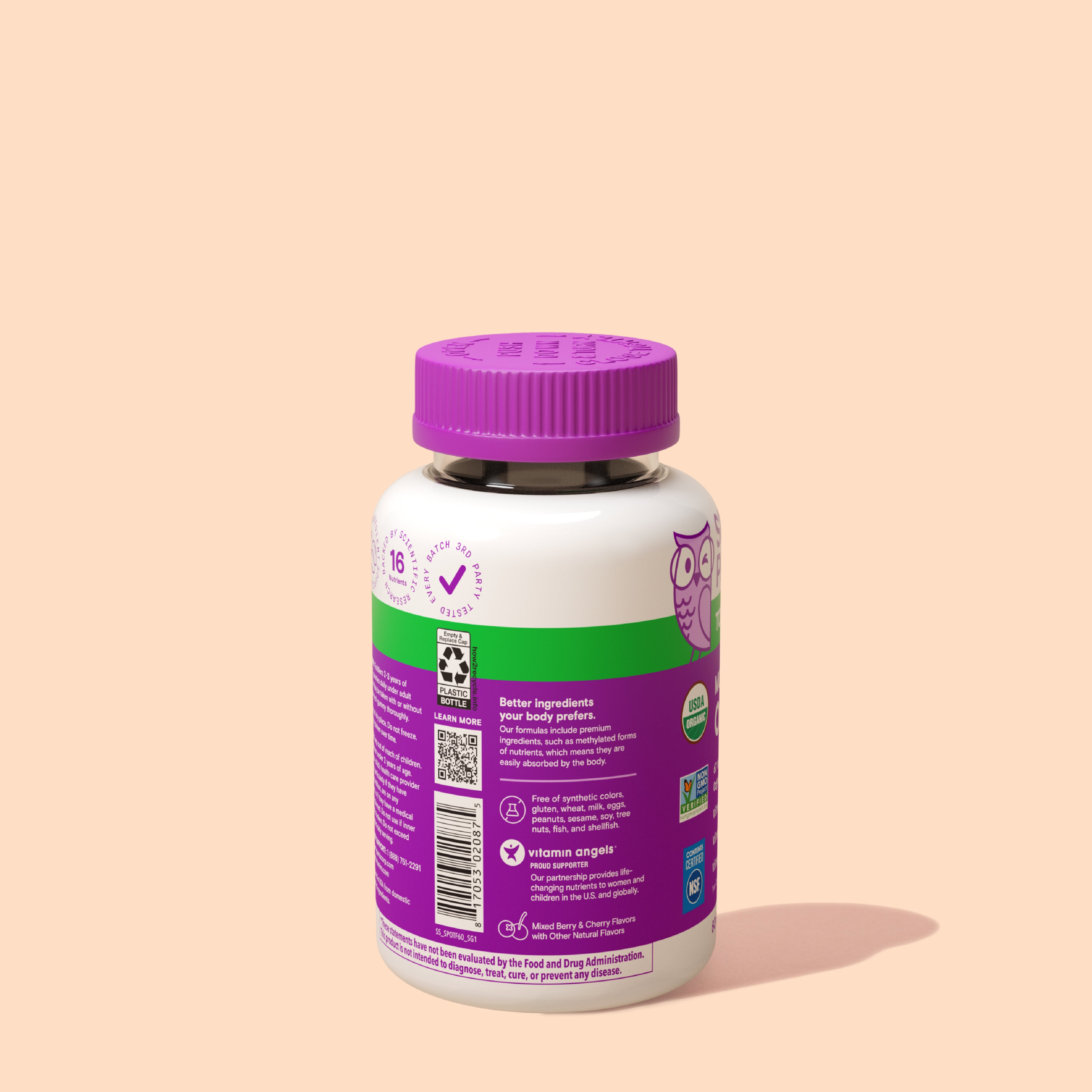 Toddler Organic Multi & Omegas – SmartyPants Vitamins
