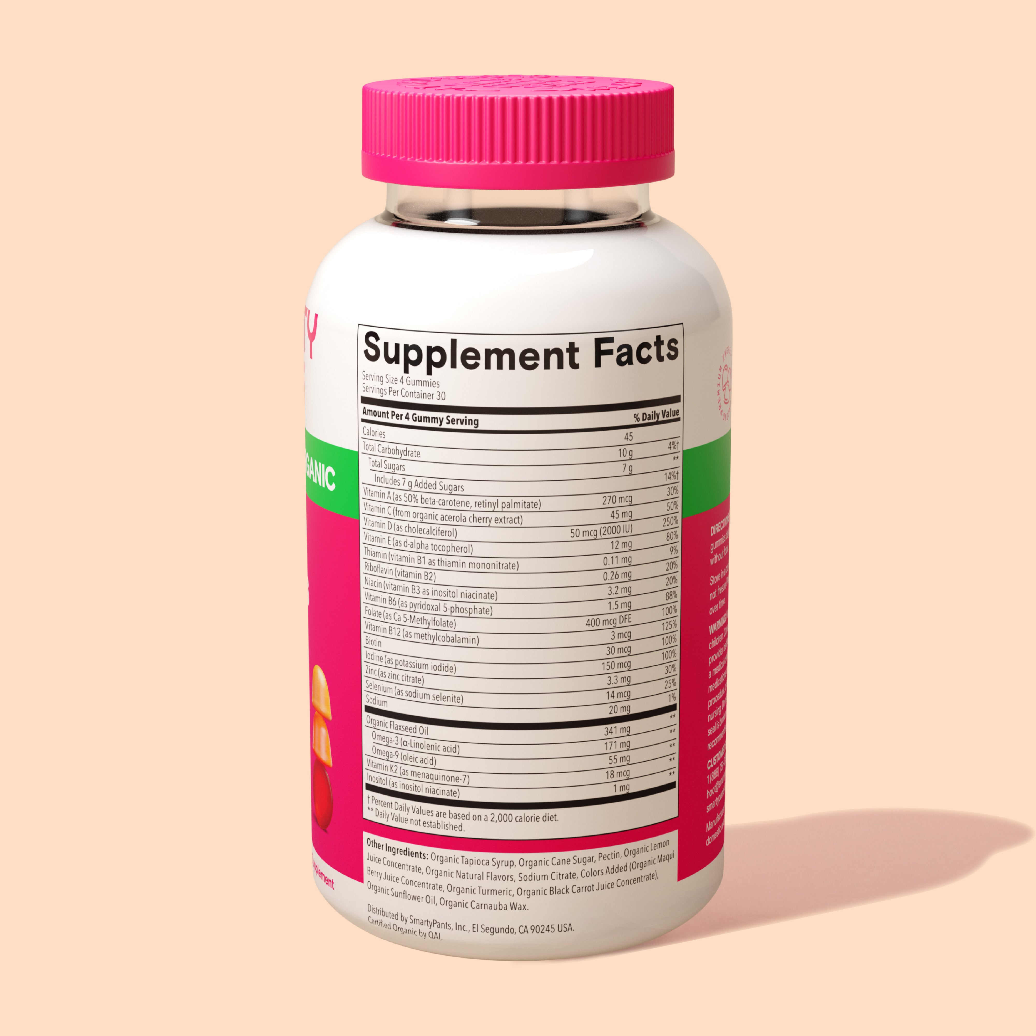 Women's Organic Multi & Omegas – SmartyPants Vitamins