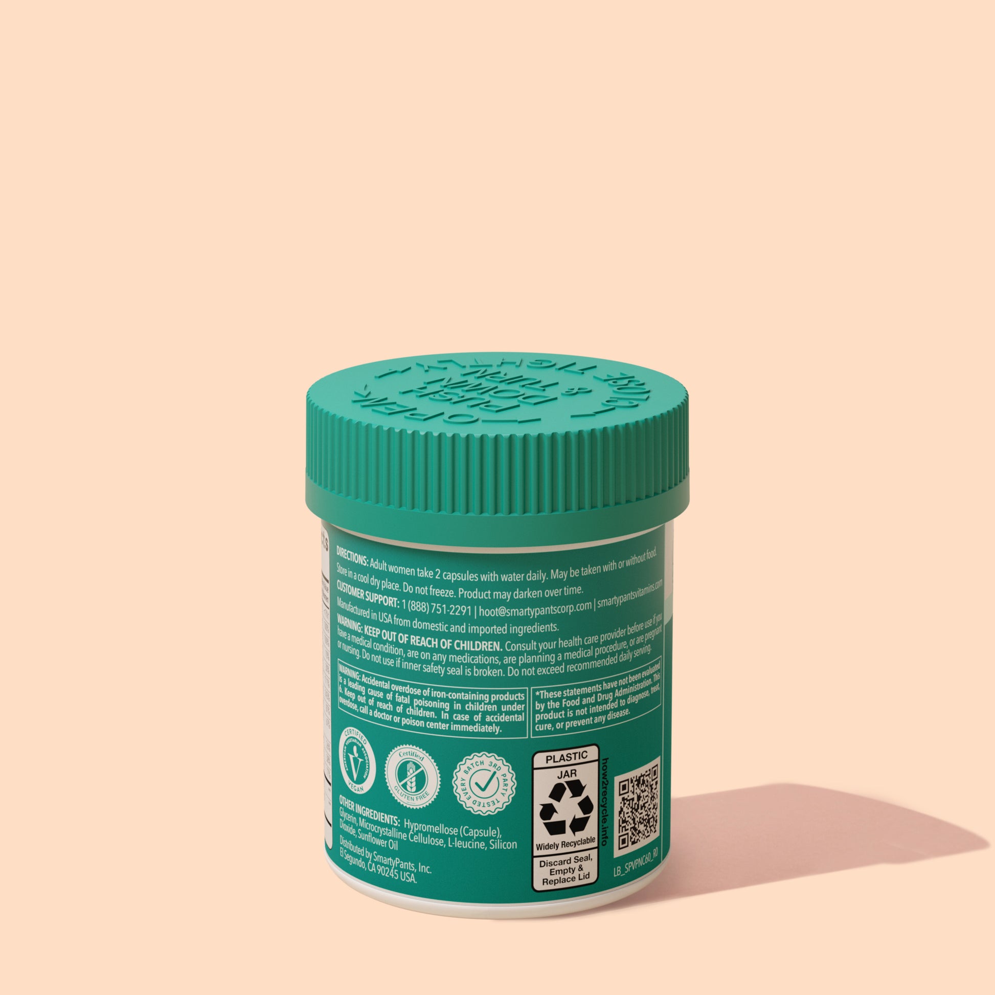 Prenatal Multivitamin Choline, Folate, DHA Capsules