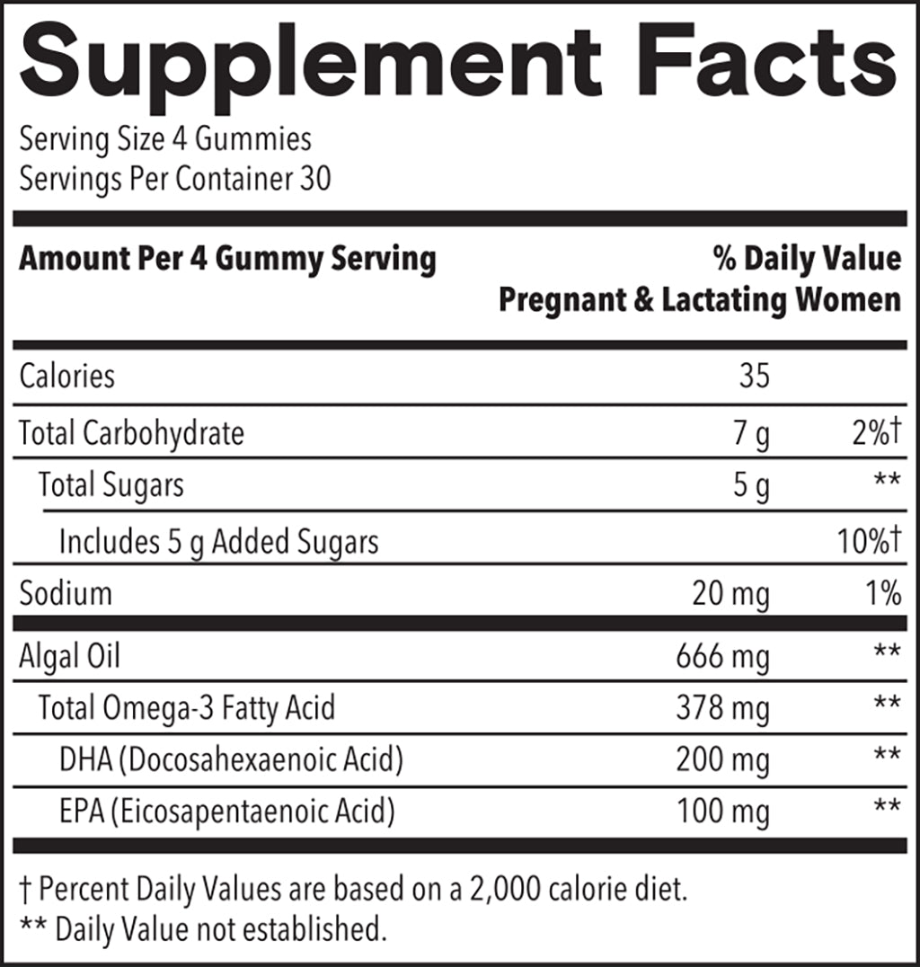 Prenatal Omega-3 DHA sup-facts