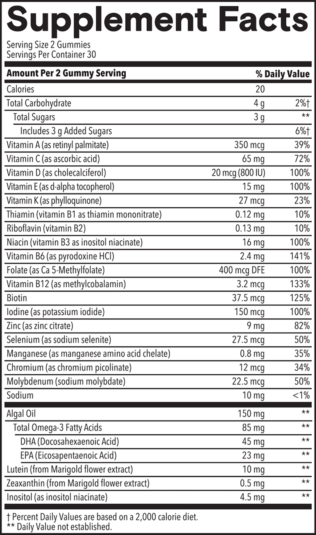 Teen Guy Plus Multi & Omegas 17000600 sup-facts