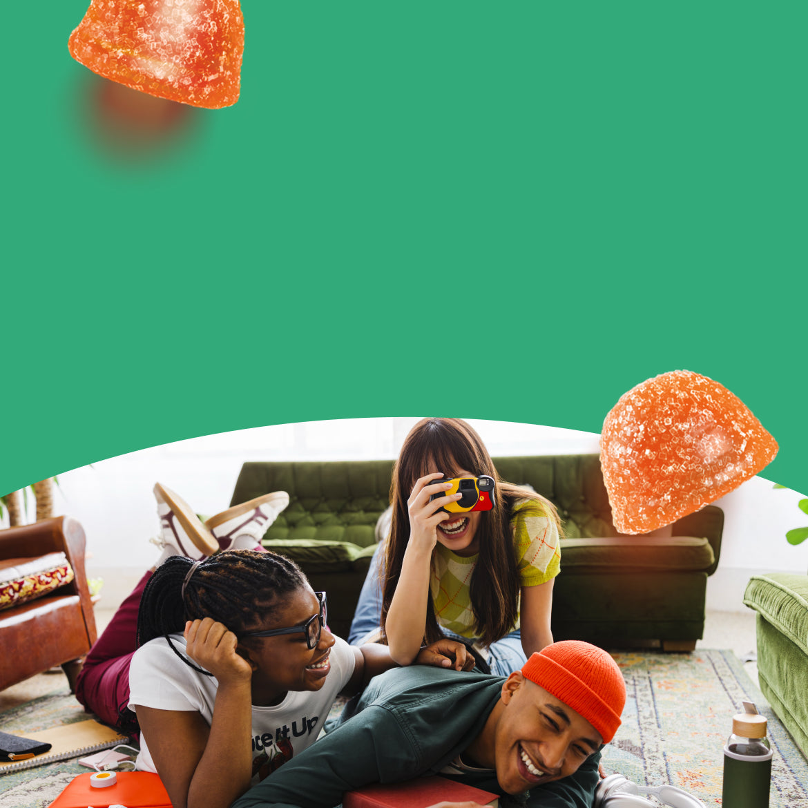 teenagers hanging out