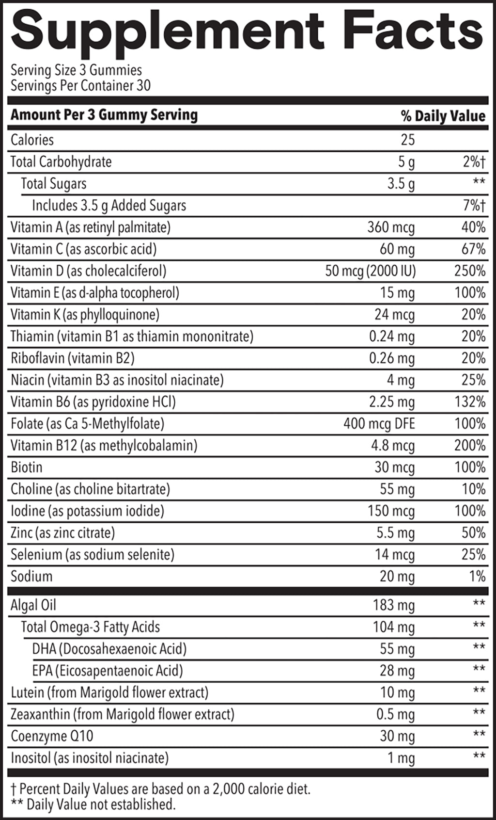 Women’s 50+ Plus Multi & Omegas 18100902 sup-facts
